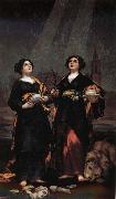 Francisco Goya Saints Justa and Rufina oil
